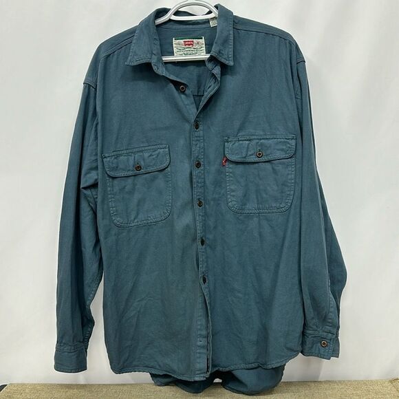 Mens Vintage Levi’s button down shirt sz L - Picture 1 of 4